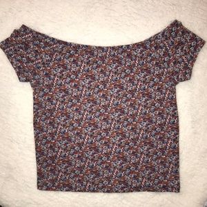 Floral cropped top